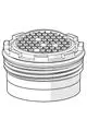 HANSA-Luftsprudler-Oras-Group-M18-5x1-HC-SSR-TJ-PCA-1-5-gpm-1008237V gallery number 1